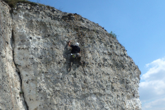 La traversée aérienne de la Variante P.Bocia au Val Saint Martin