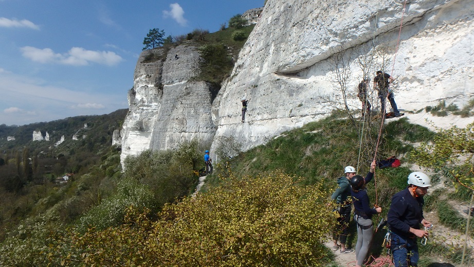 Stage d'escalade en Normandie au Val Saint Martin